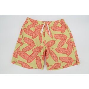 Bear Bottom Swim‎ Shorts Mens Medium Floral Print 7" Lined Tropical Trunks